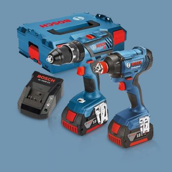 Toptopdeal-Bosch GSB 18V-28 Combi Drill & GDX 18V-180 Impact Driver Twin Pack 2 X PRCore 4 Ah In L-BOXX 0