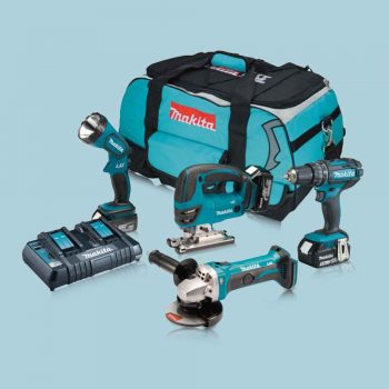 toptopdeal Makita DLX4051PM1 18V Cordless Li Ion 4 Piece Kit 3 X 4 0Ah Batteries