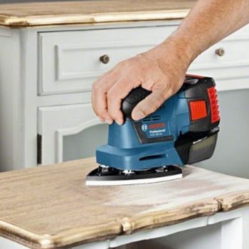 Toptopdeal Bosch GSS 18v 10 18v Cordless Multi Palm Sander Body with Accessories with L Boxx 06019d0202