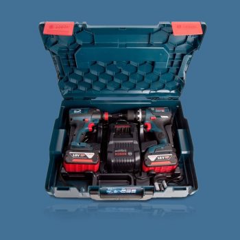 Toptopdeal India Bosch 18V Li-ion Bluetooth Combi Drill & Impact Driver Twin Kit with 2 x 5.0Ah Batteries & Charger in Case 3