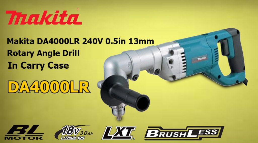 Toptopdeal Makita DA4000LR 240V 0.5in 13mm Rotary Angle Drill