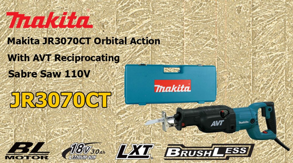 Toptopdeal Makita JR3070CT Orbital Action With AVT Reciprocating Sabre Saw 110V