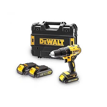 Toptopdeal-India-Dewalt-DCD777S2-18V-13mm-XR-Lithium-Ion-Cordless-Hammer-Drill-Driver-with-Brushless-Motor-and-2x1-5-Ah-Batteries-included